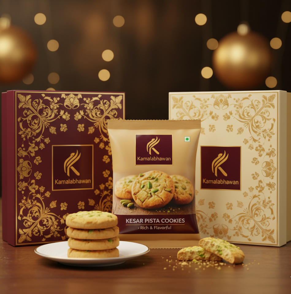 Kamla bhawn Kesar-Pista-cookies