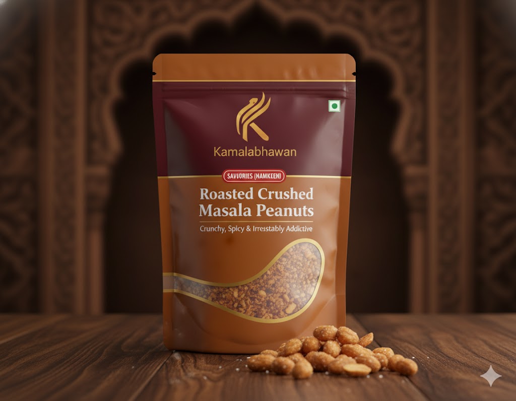 ROASTED CRUSHED MASALA PEANUTS